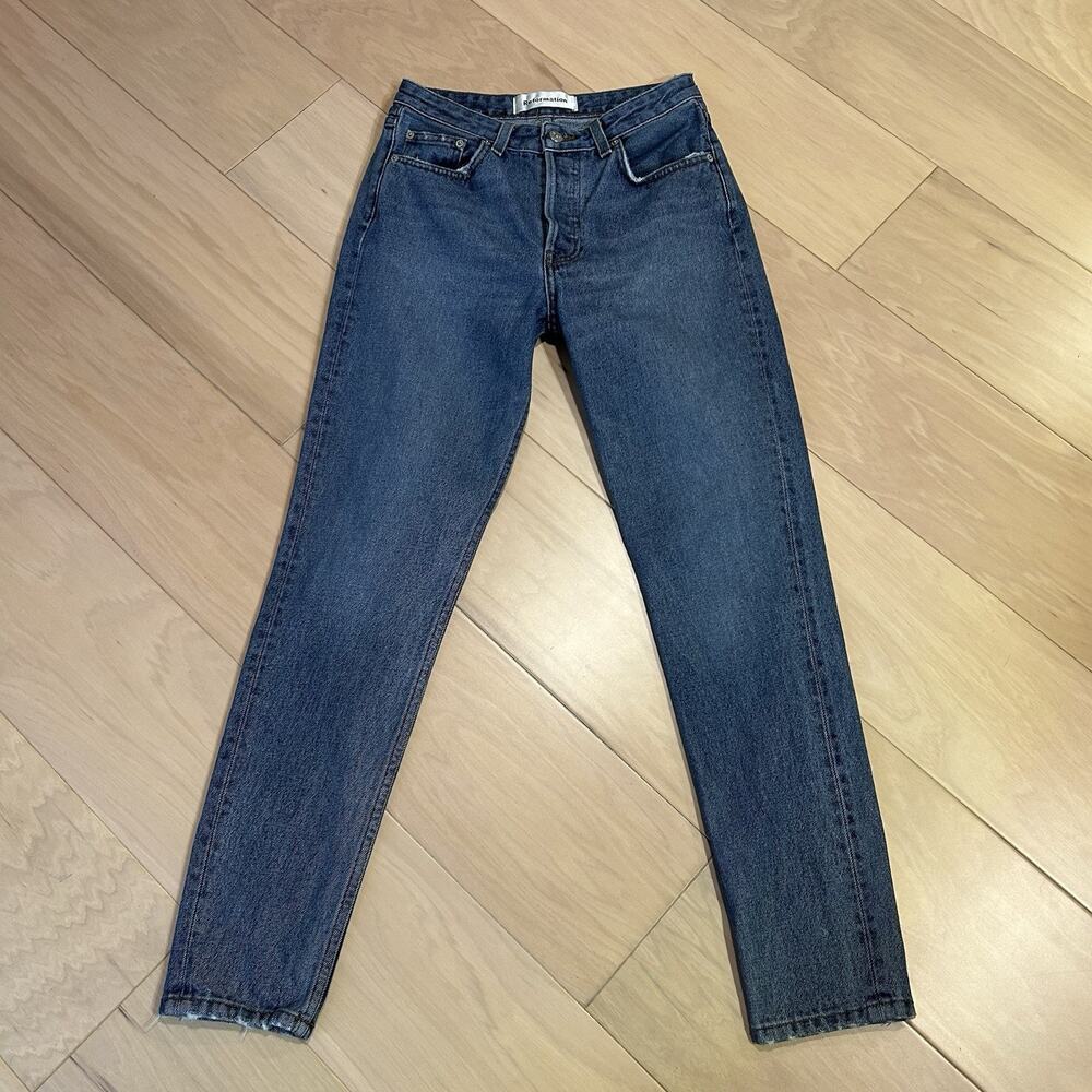 Reformation French Skinny Denim Blue Jean Women’s 26